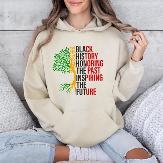Black History Inspiring the Future Hoodie, Sweatshirt,  Zip Hoodie & T-shirt