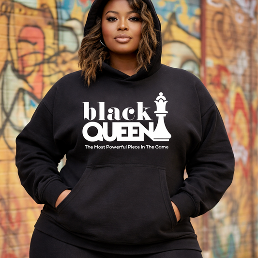 Black Queen Empowerment Hoodie, Zip Hoodie, Sweatshirt & T-shirt
