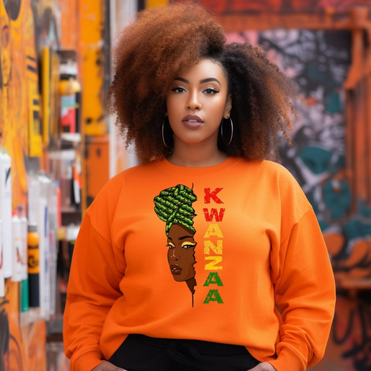 Kwanzaa Afro Queen Melanin Pride Sweatshirt, Hoodie, Zip Hoodie & T-Shirt